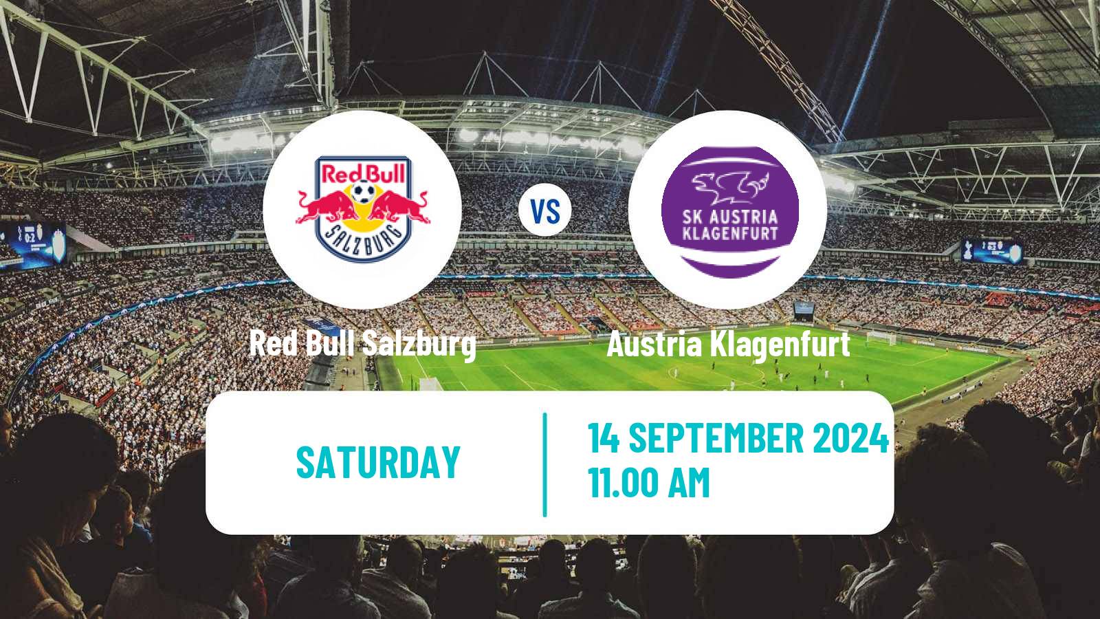 Soccer Austrian Bundesliga Red Bull Salzburg - Austria Klagenfurt