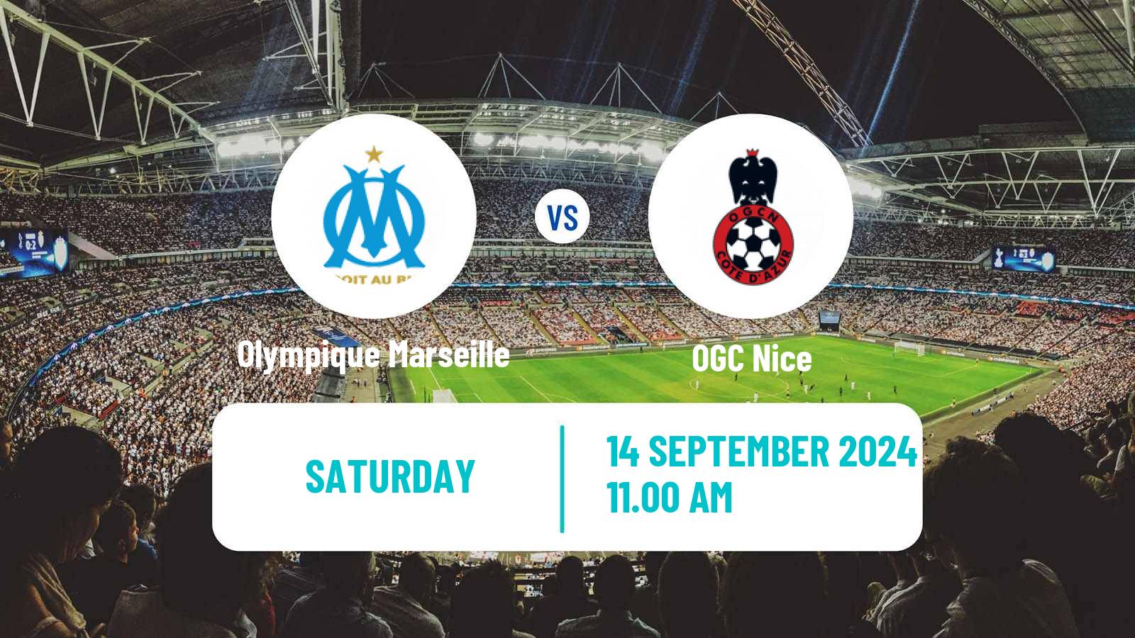 Soccer French Ligue 1 Olympique Marseille - Nice