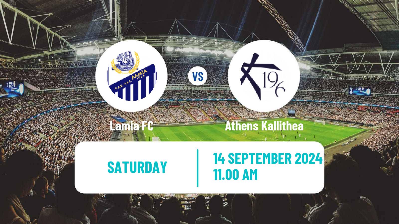 Soccer Greek Super League Lamia - Athens Kallithea