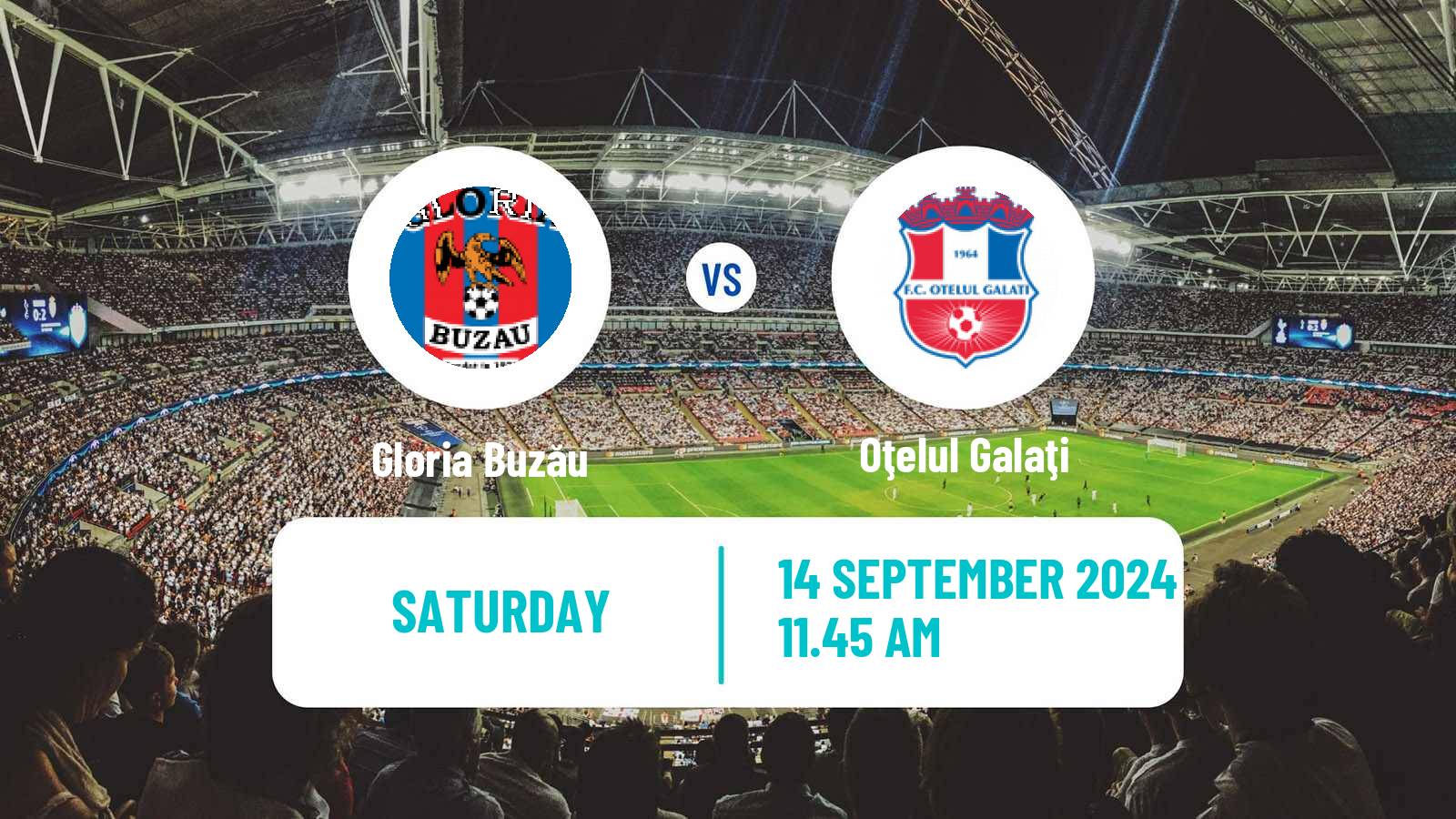 Soccer Romanian Liga 1 Gloria Buzău - Oţelul Galaţi