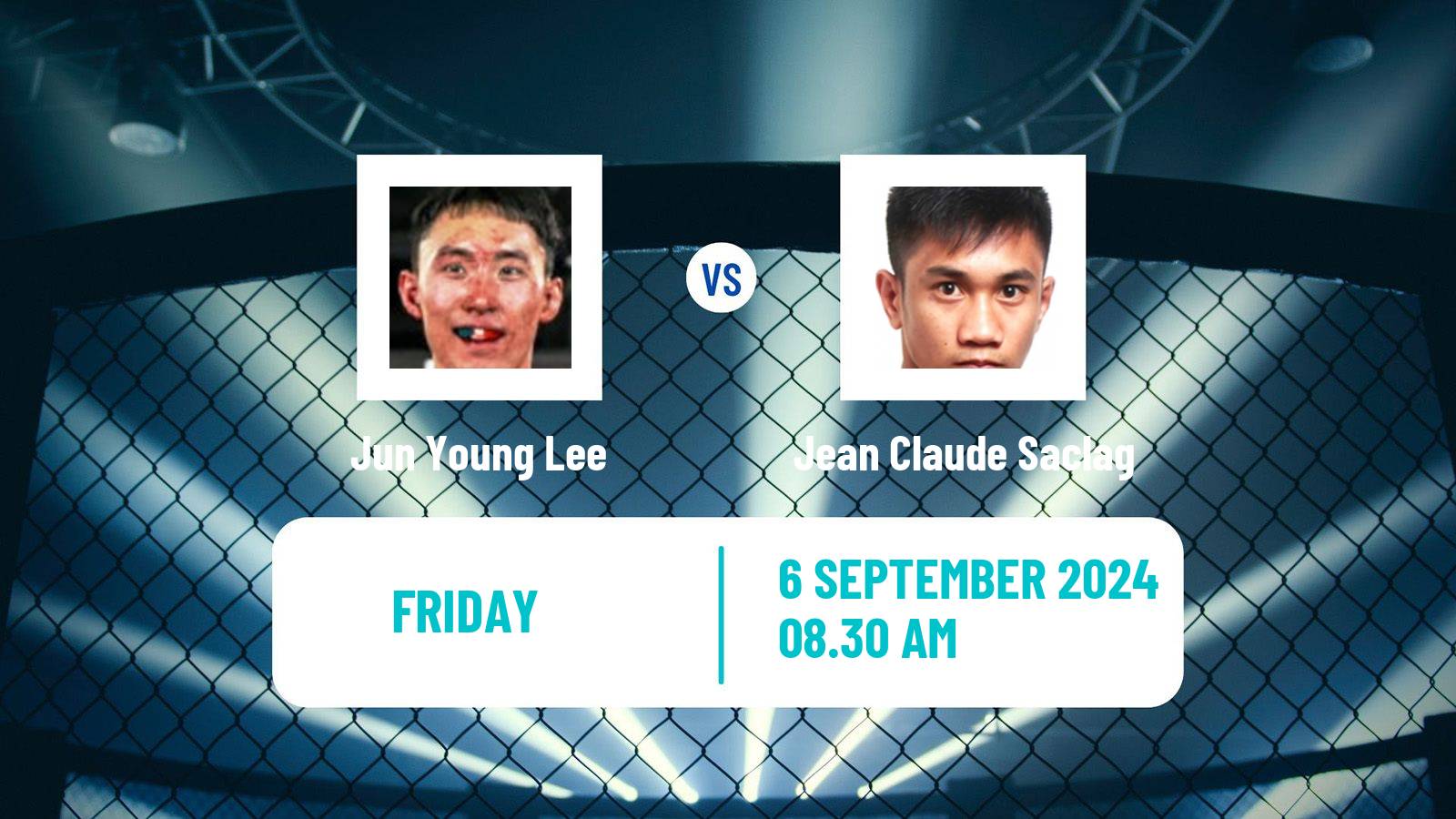 MMA Flyweight One Championship Men Jun Young Lee - Jean Claude Saclag