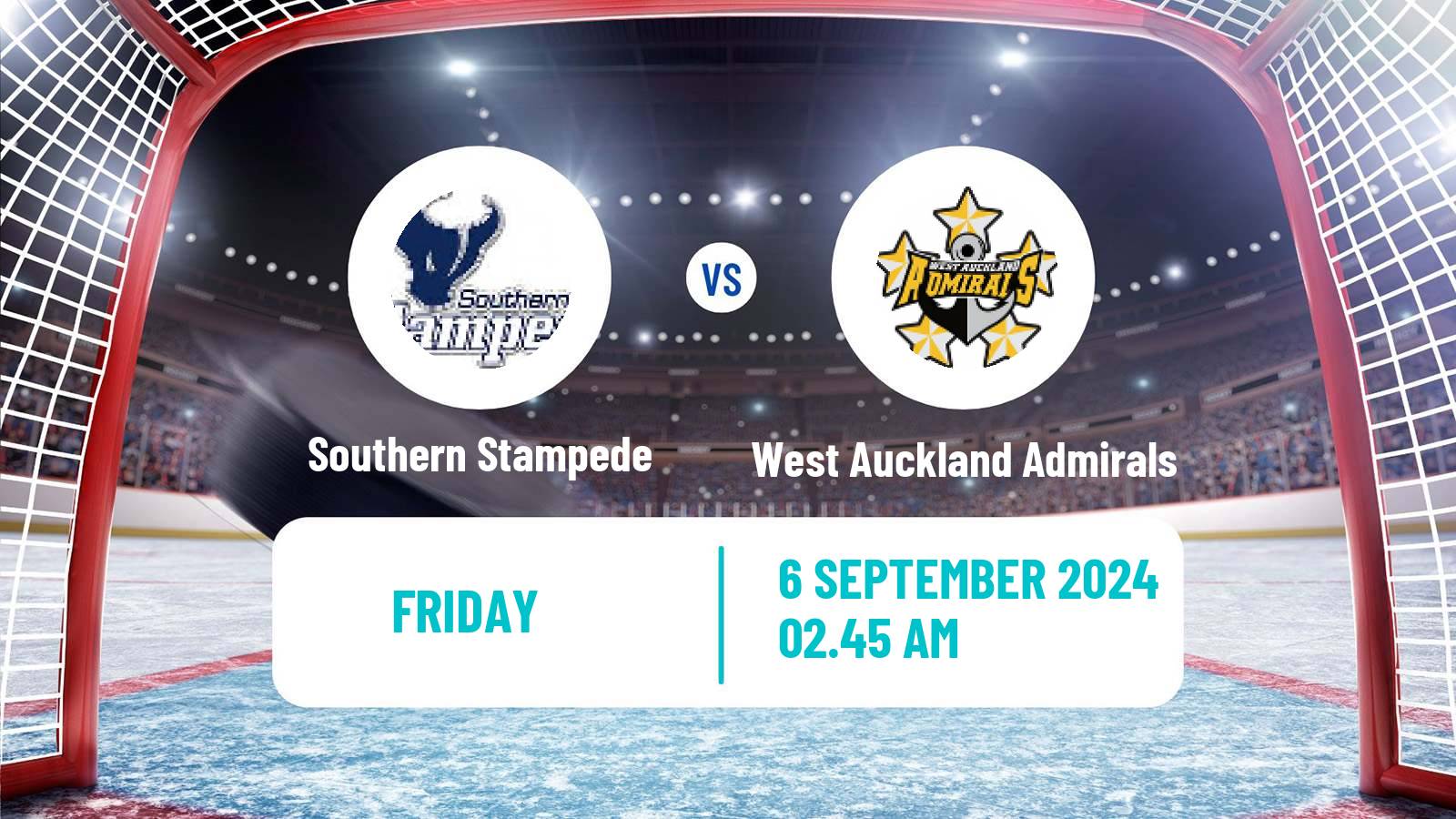 Hockey New Zealand NZIHL Southern Stampede - West Auckland Admirals