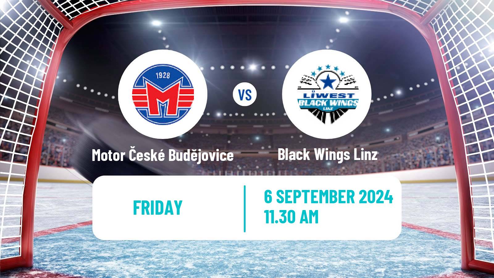 Hockey Club Friendly Ice Hockey Motor České Budějovice - Black Wings Linz