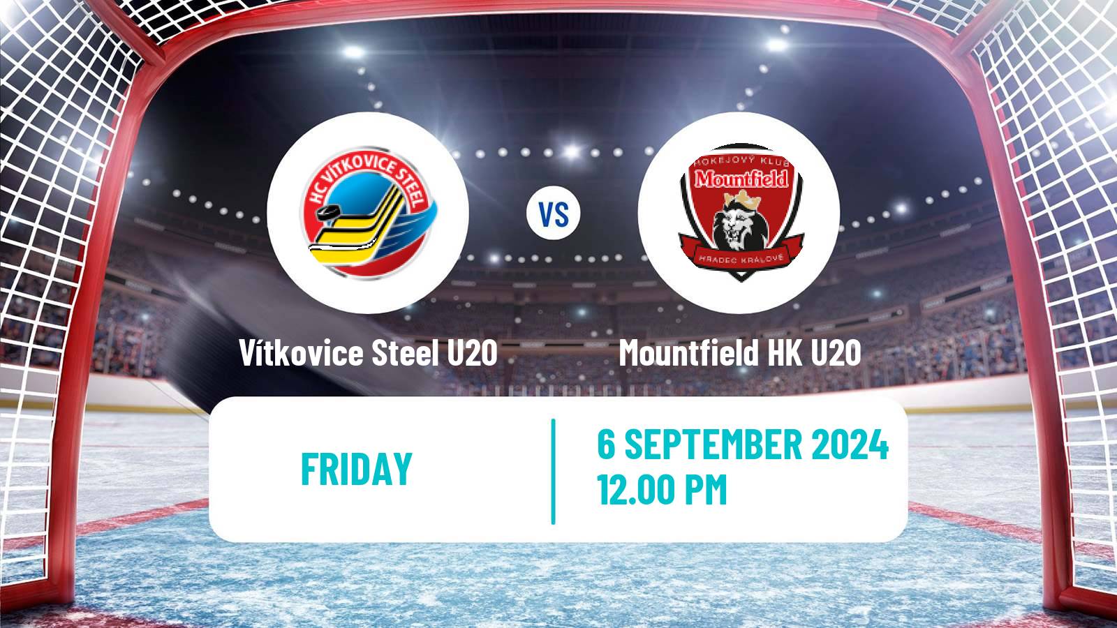 Hockey Czech ELJ Vítkovice Steel U20 - Mountfield HK U20