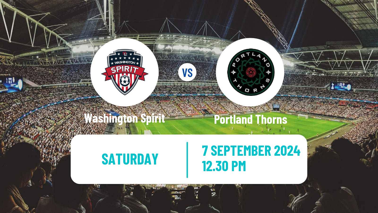 Soccer NWSL Washington Spirit - Portland Thorns