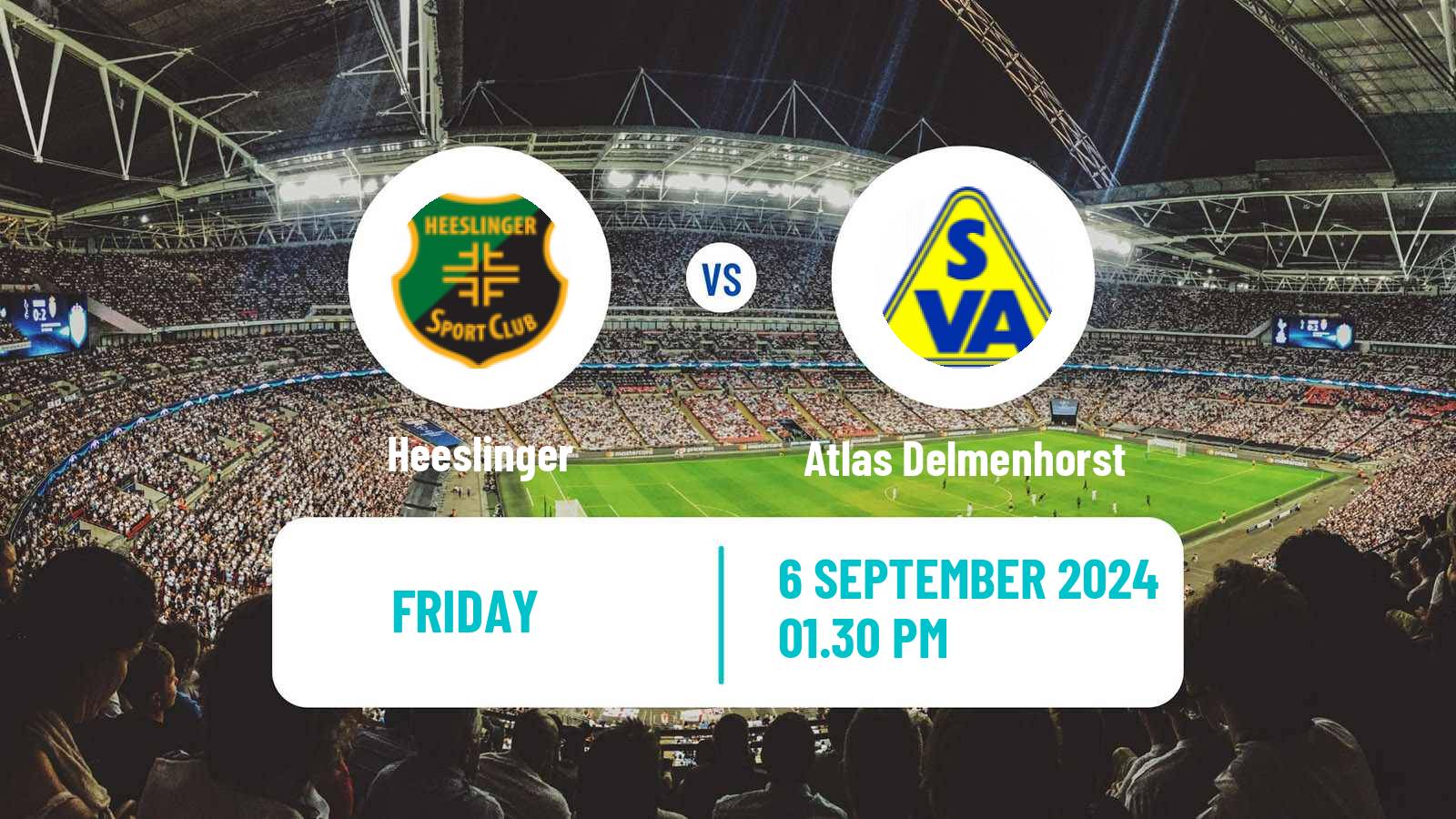 Soccer German Oberliga Niedersachsen Heeslinger - Atlas Delmenhorst