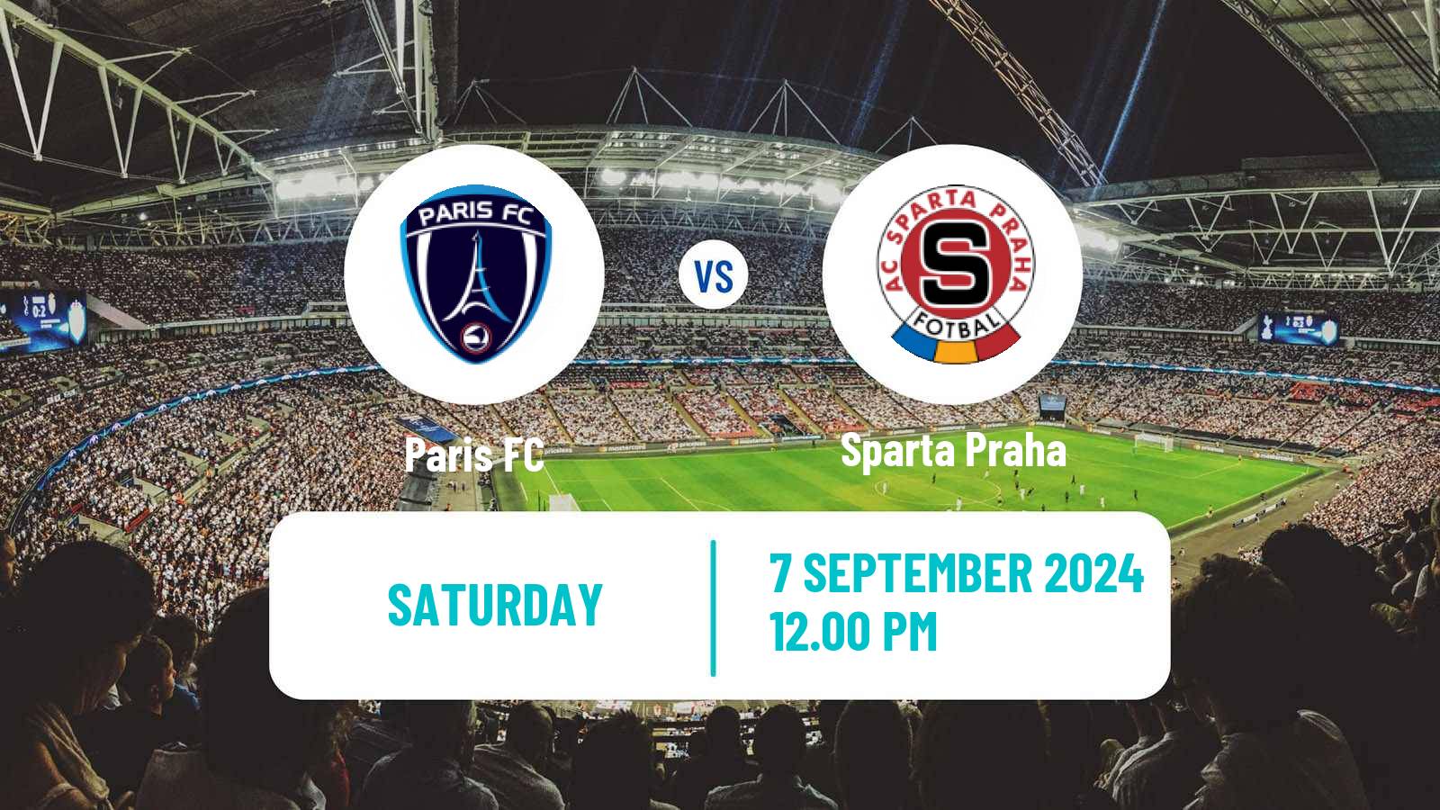 Soccer UEFA Champions League Women Paris FC - Sparta Praha