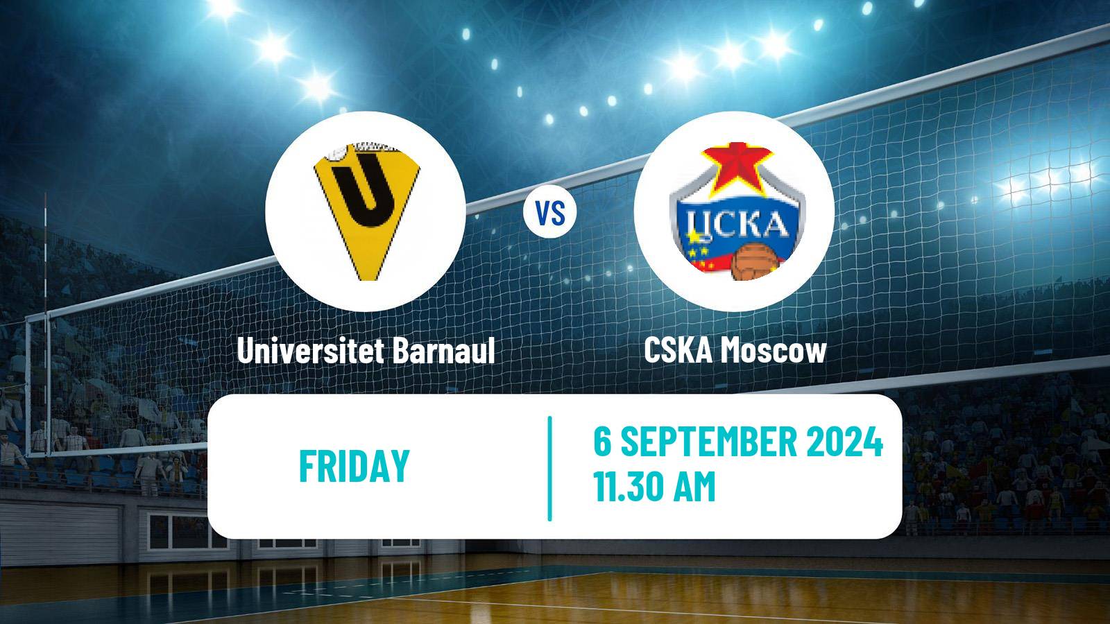 Volleyball Russian Cup Volleyball Universitet Barnaul - CSKA Moscow