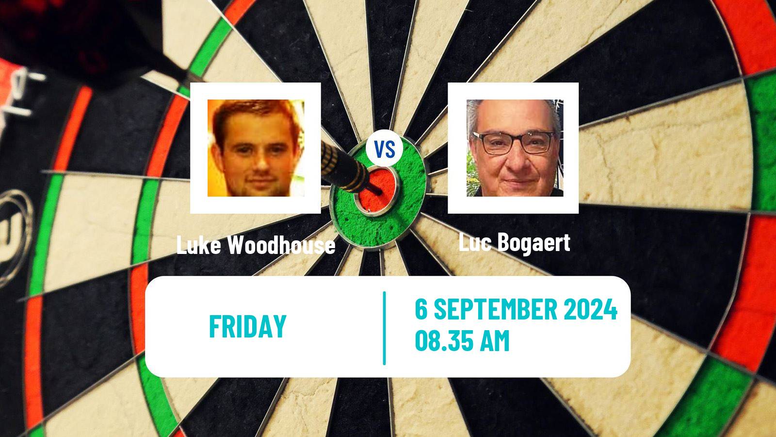 Darts European Tour 10 Luke Woodhouse - Luc Bogaert