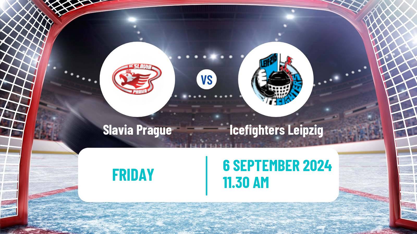 Hockey Club Friendly Ice Hockey Slavia Prague - Icefighters Leipzig