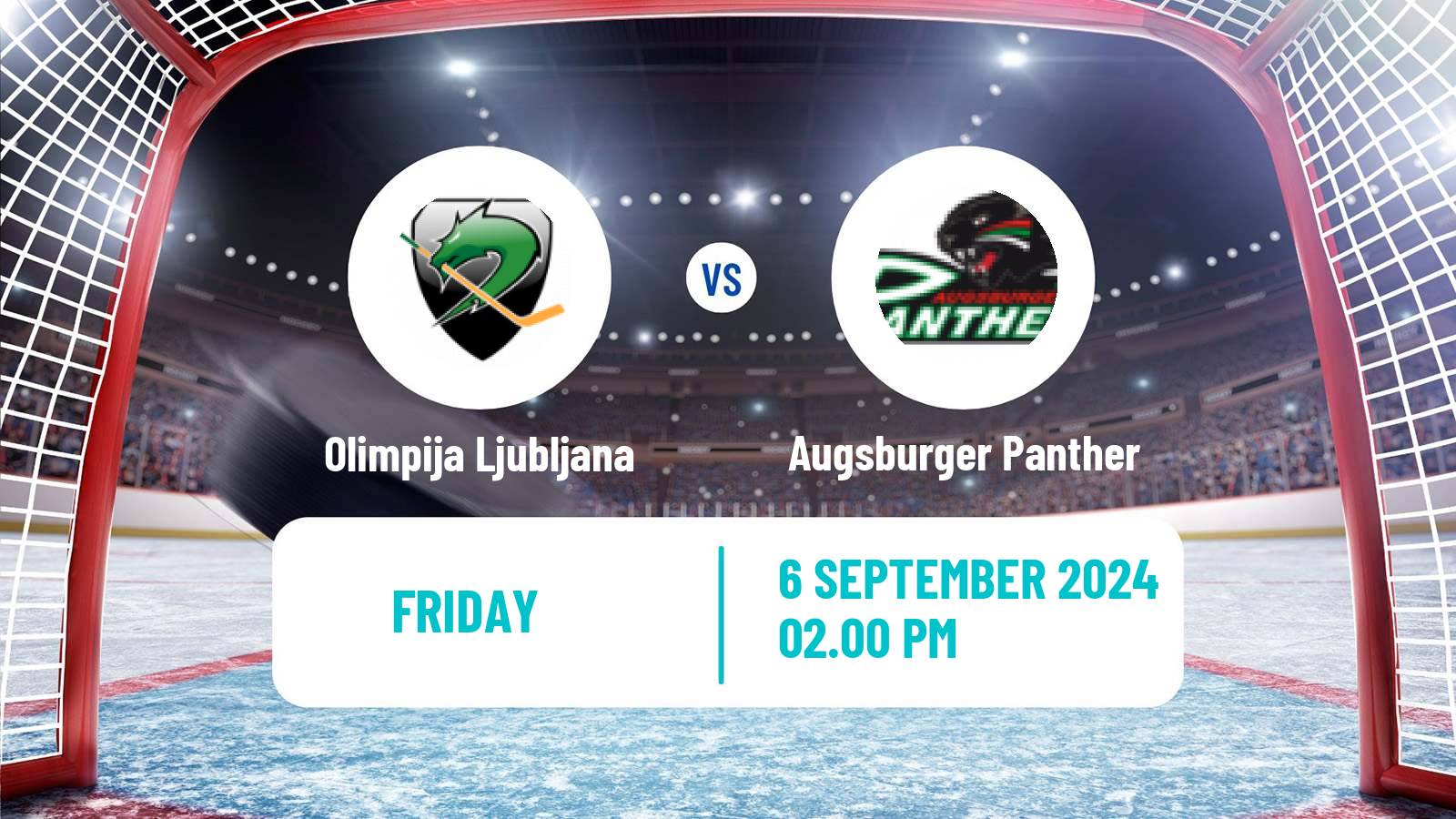 Hockey Club Friendly Ice Hockey Olimpija Ljubljana - Augsburger Panther