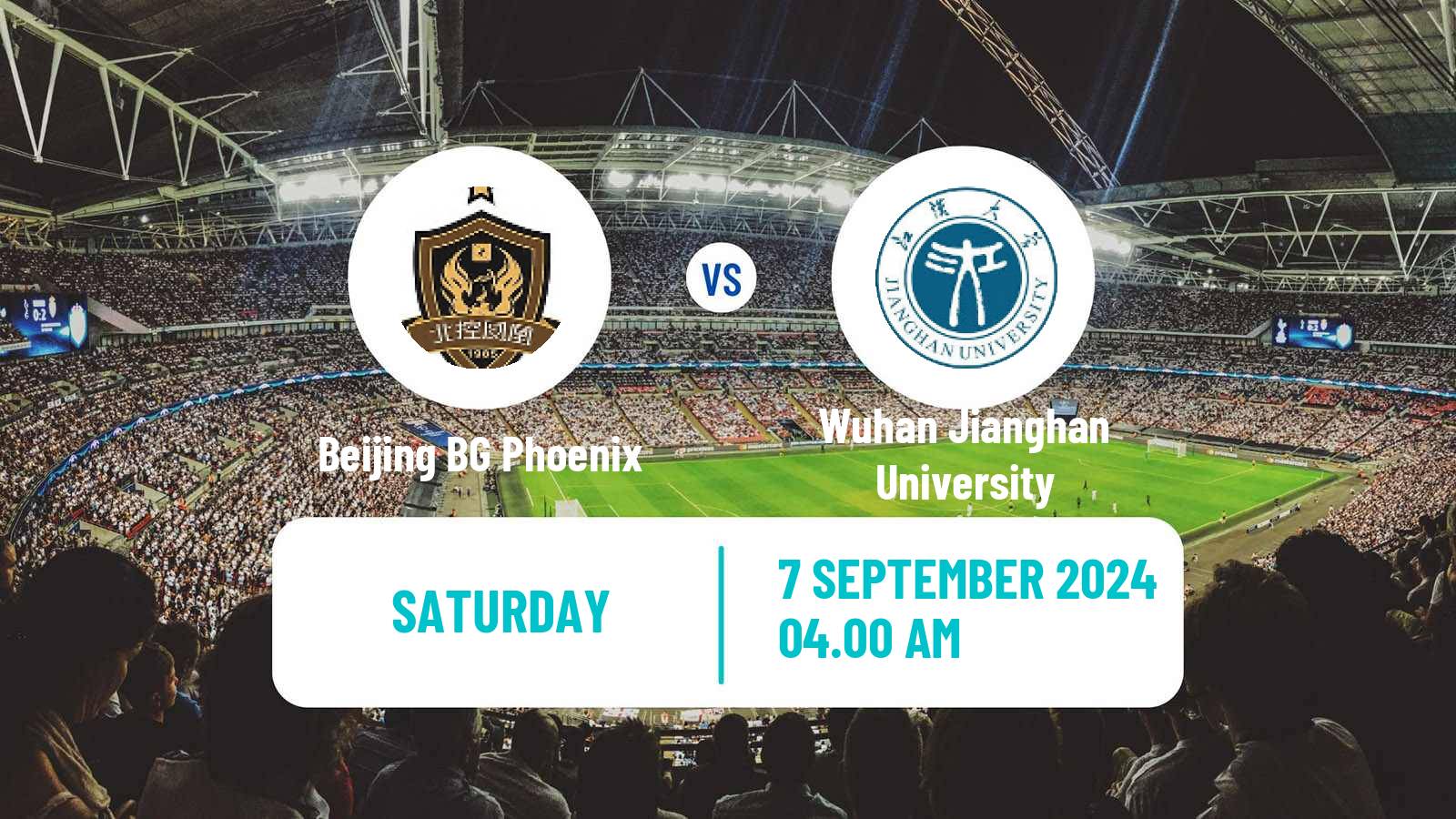 Soccer Chinese Super League Women Beijing BG Phoenix - Wuhan Jianghan University