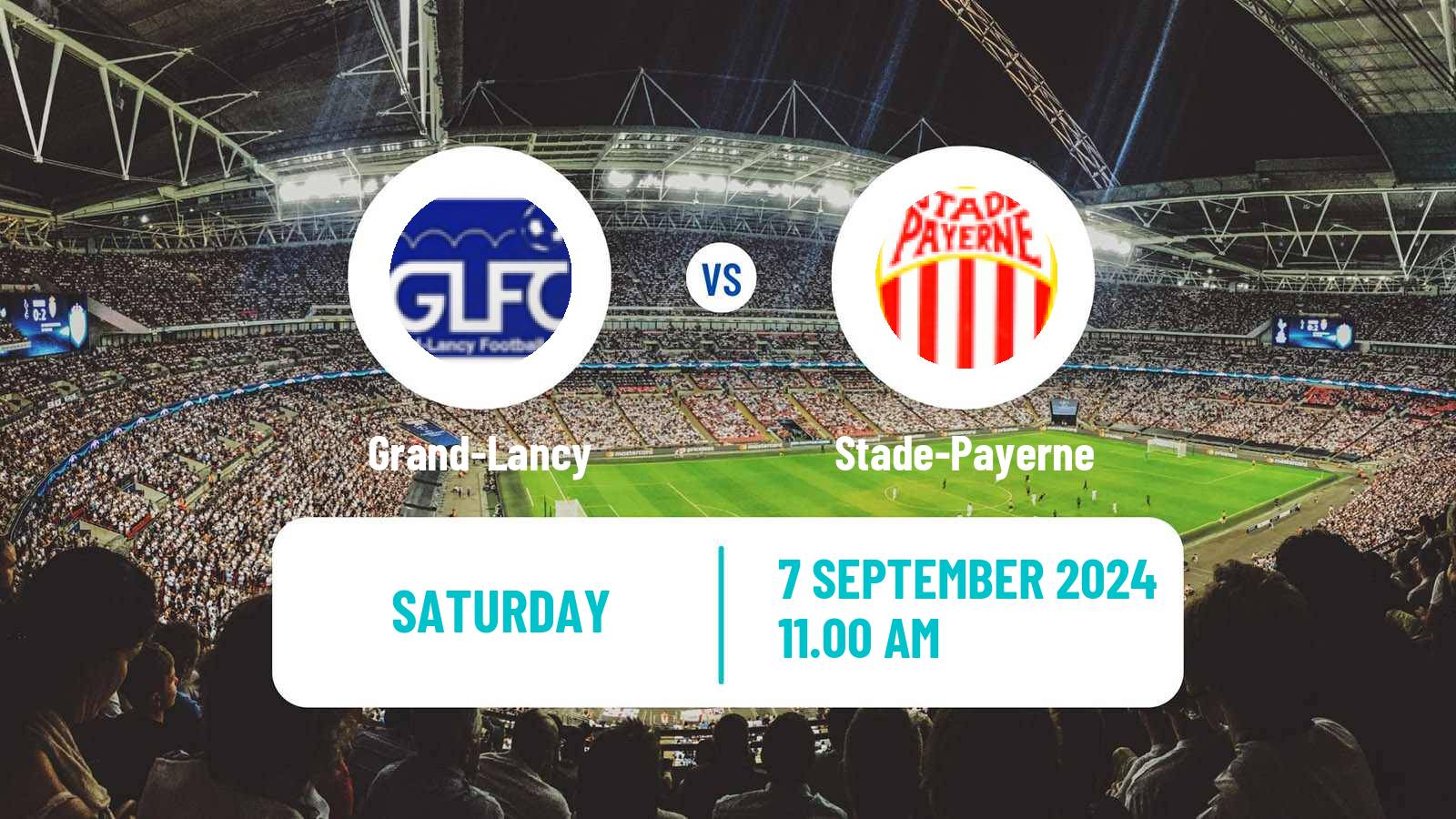 Soccer Swiss 1 Liga Classic Group 1 Grand-Lancy - Stade-Payerne