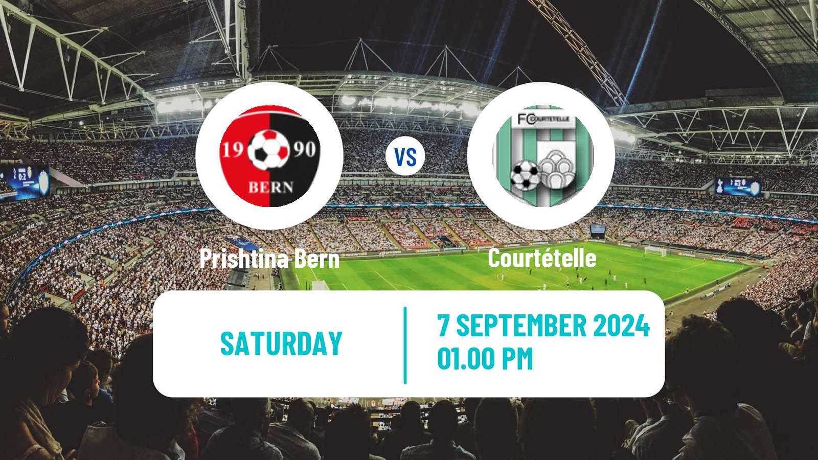 Soccer Swiss 1 Liga Classic Group 2 Prishtina Bern - Courtételle