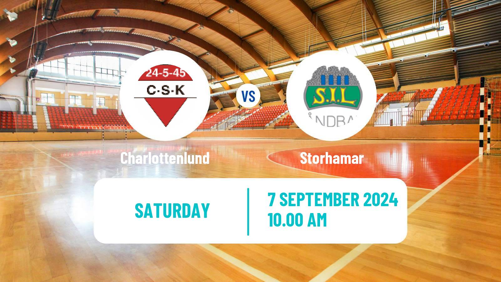 Handball Norwegian 1 Division Handball Charlottenlund - Storhamar