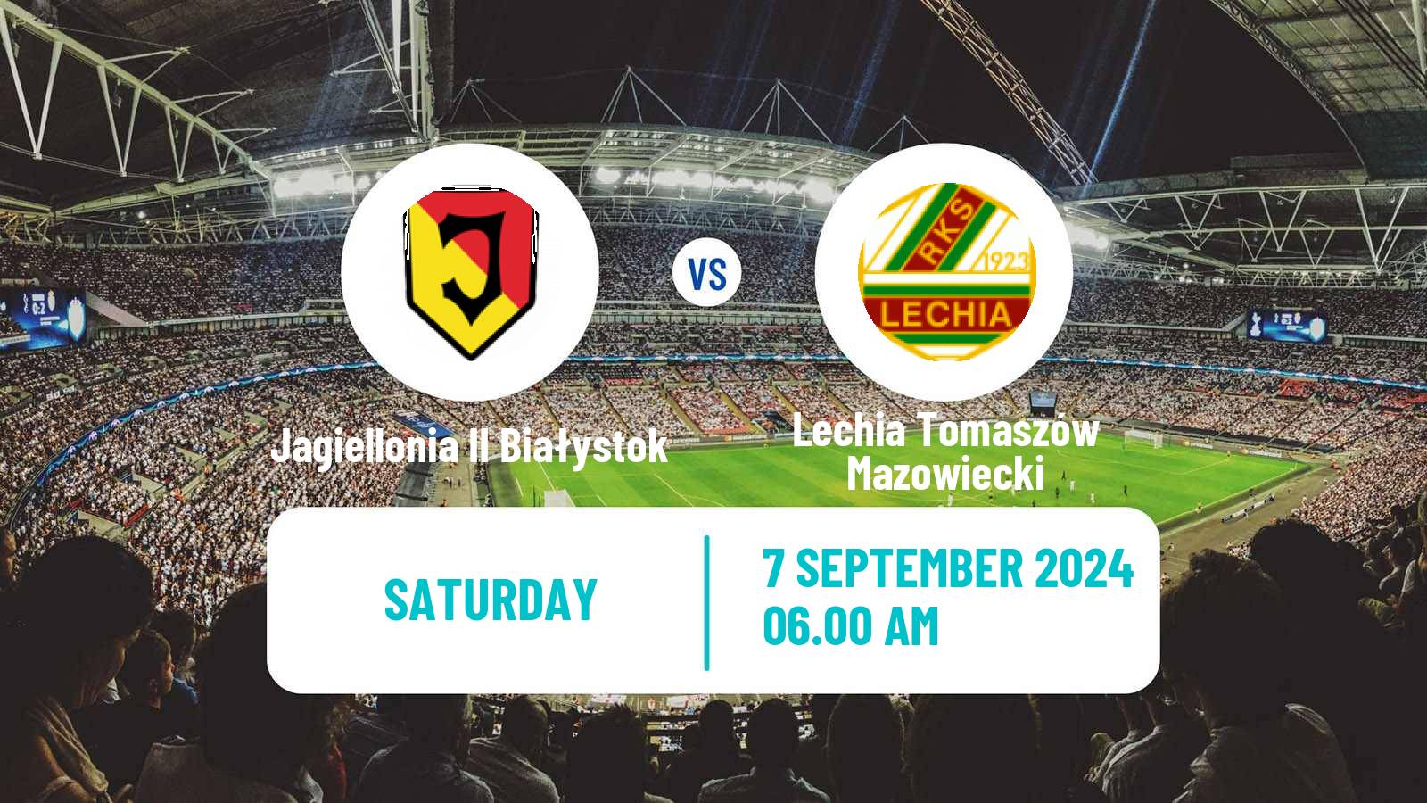 Soccer Polish Division 3 - Group I Jagiellonia II Białystok - Lechia Tomaszów Mazowiecki