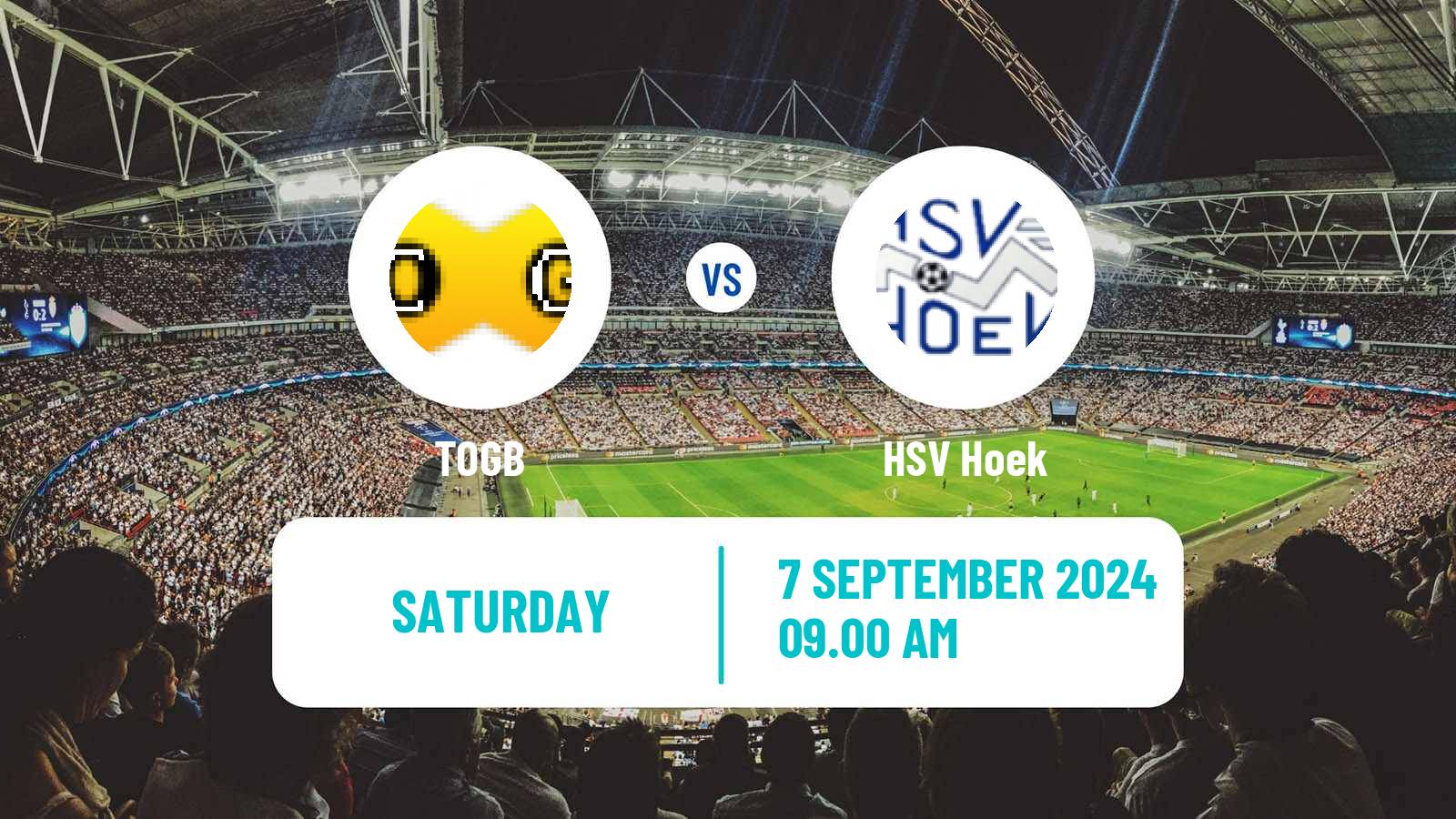 Soccer Dutch Derde Divisie TOGB - HSV Hoek