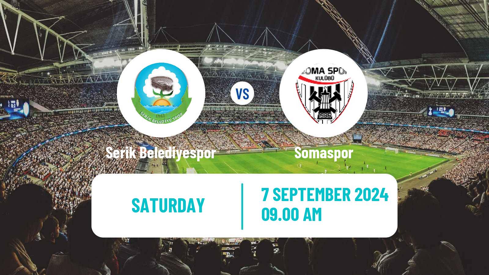 Soccer Turkish Second League Red Group Serik Belediyespor - Somaspor