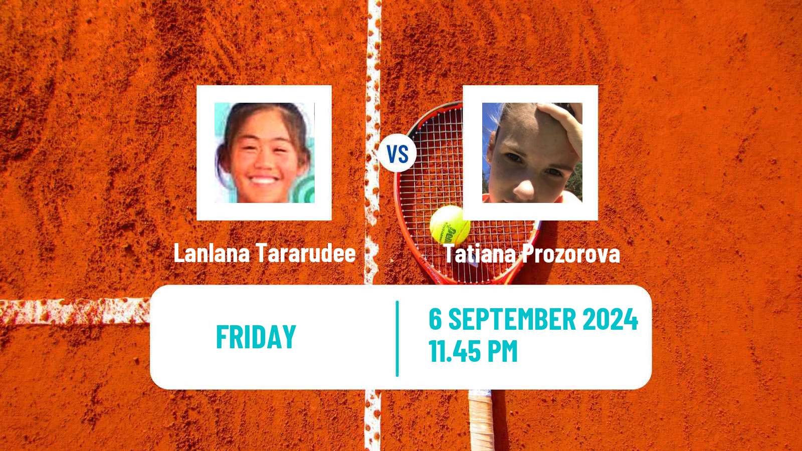 Tennis ITF W100 Incheon Women Lanlana Tararudee - Tatiana Prozorova