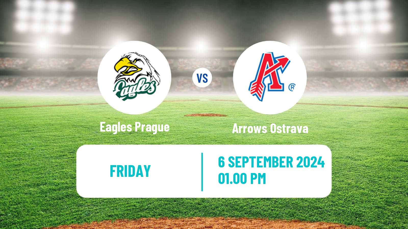 Baseball Czech Extraliga Baseball Eagles Prague - Arrows Ostrava