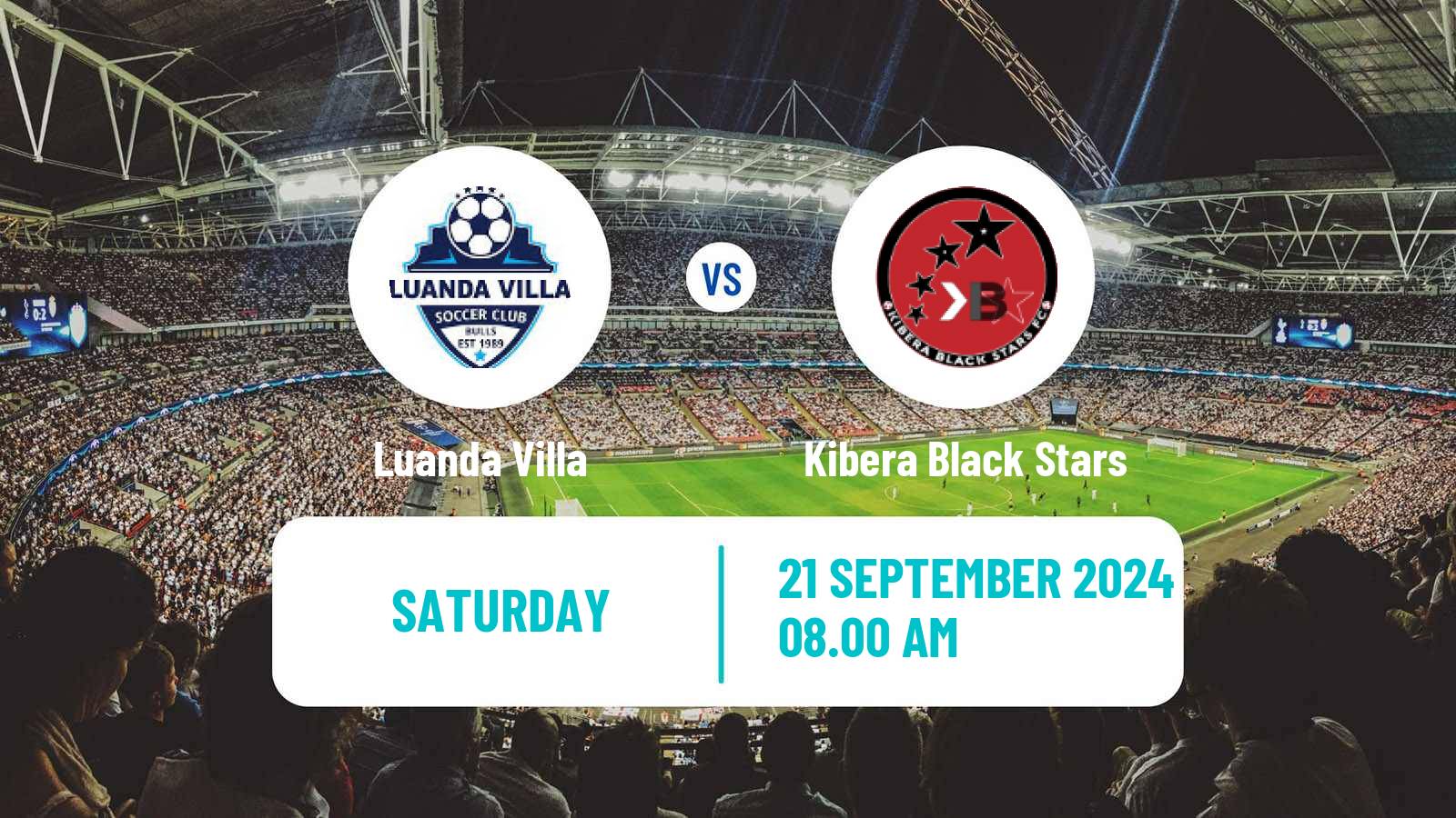 Soccer Kenyan Super League Luanda Villa - Kibera Black Stars