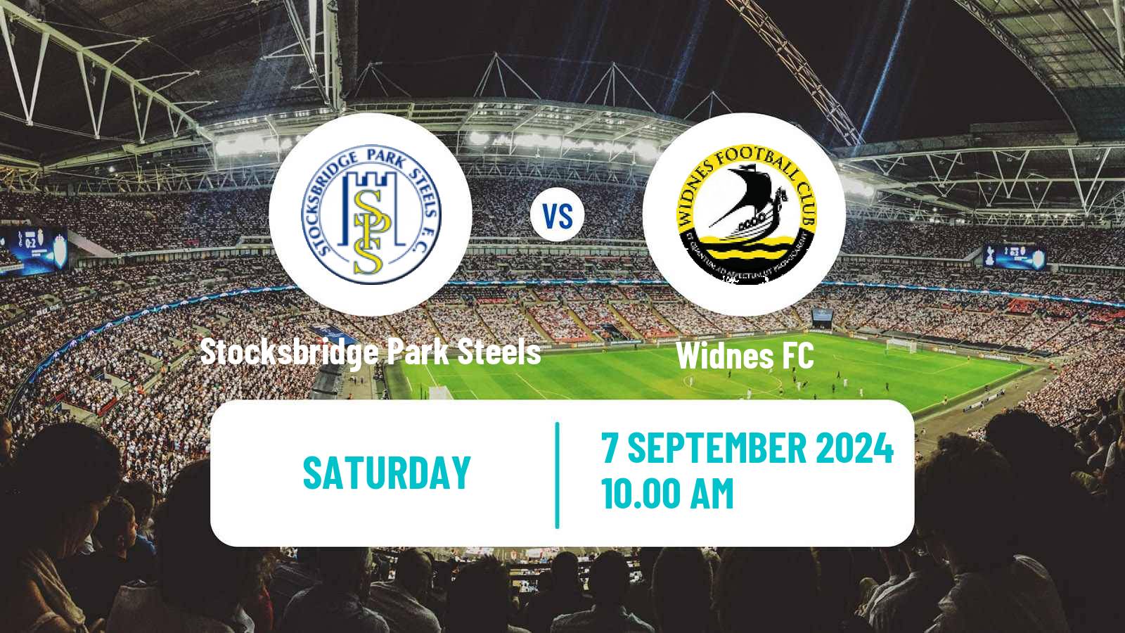 Soccer English FA Trophy Stocksbridge Park Steels - Widnes