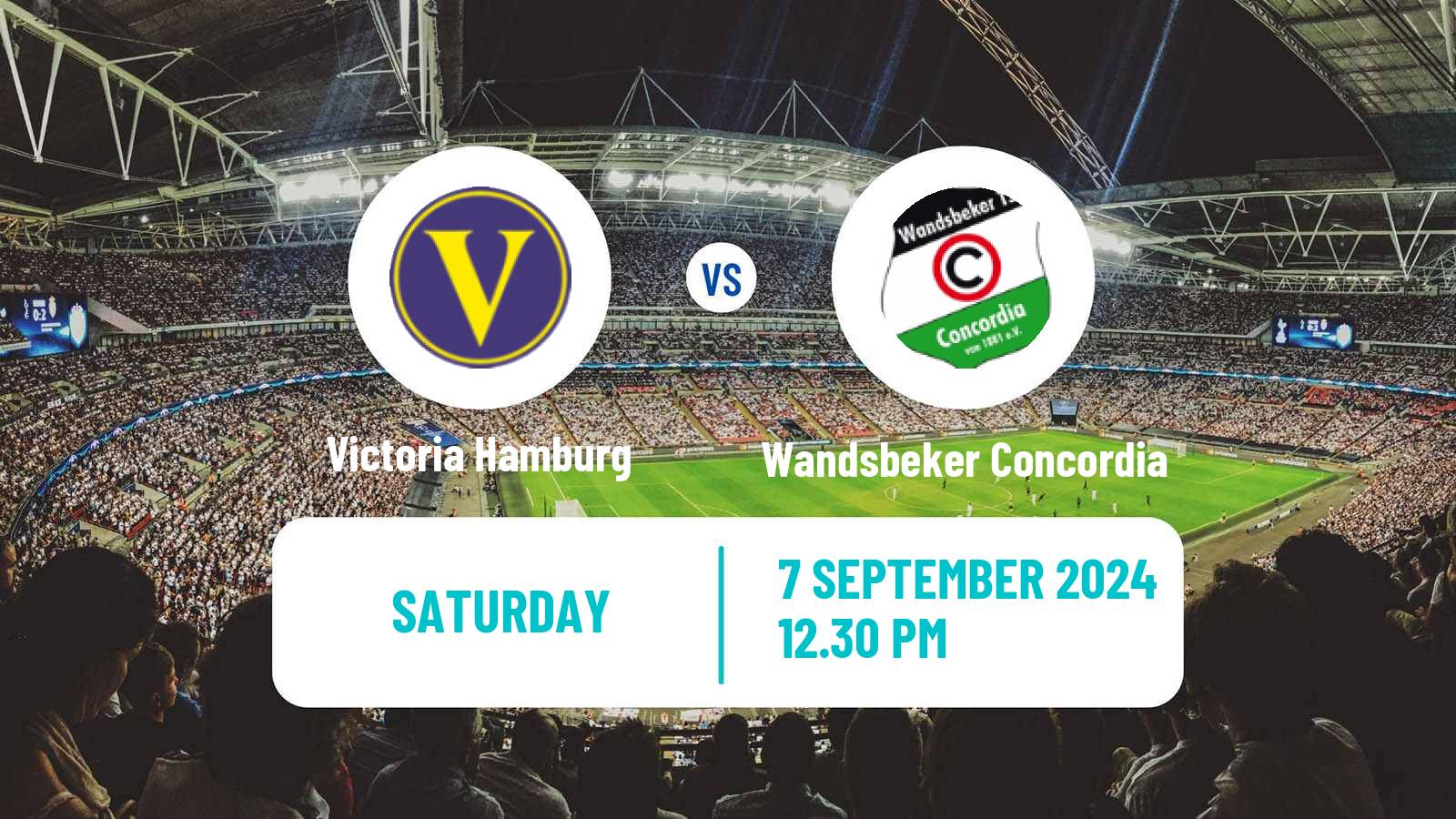 Soccer German Oberliga Hamburg Victoria Hamburg - Wandsbeker Concordia