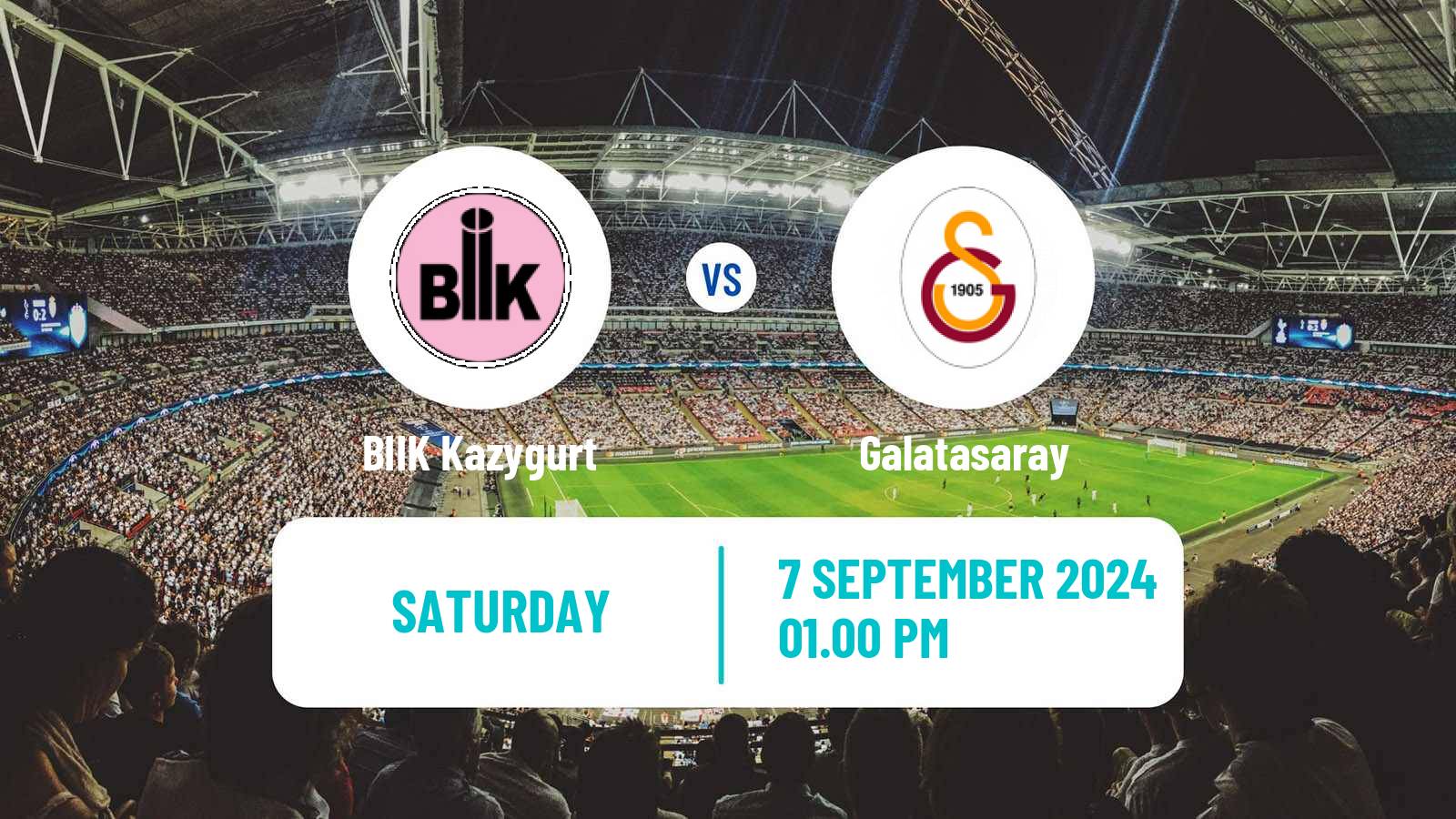 Soccer UEFA Champions League Women BIIK Kazygurt - Galatasaray