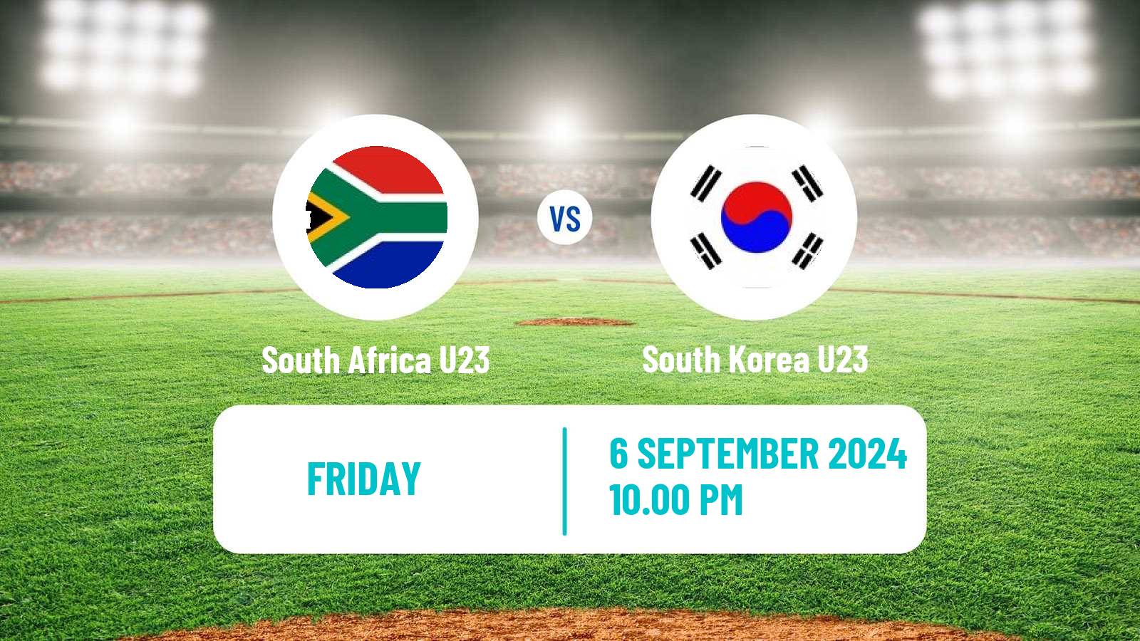 Baseball World Cup U23 Baseball South Africa U23 - South Korea U23