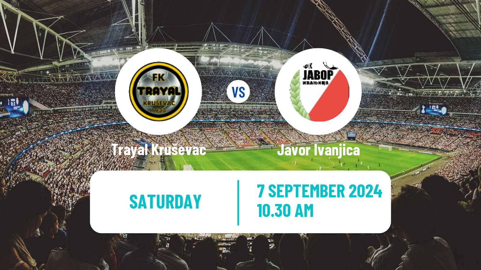 Soccer Serbian Prva Liga Trayal Kruševac - Javor Ivanjica