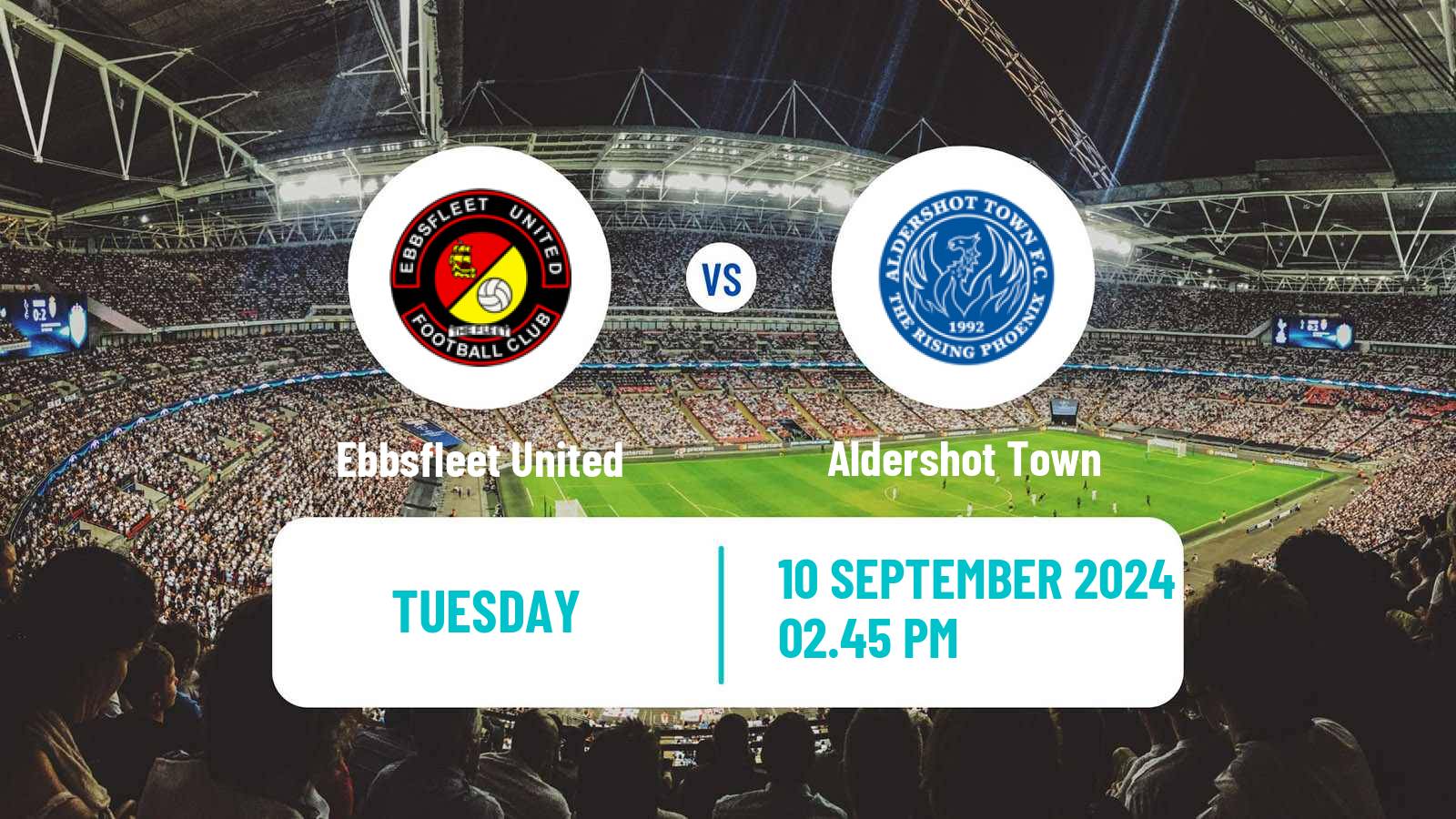 Soccer English National League Ebbsfleet United - Aldershot Town