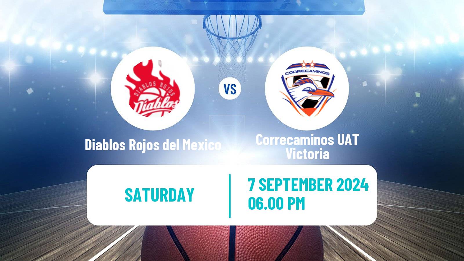 Basketball Mexican LNBP Diablos Rojos del Mexico - Correcaminos UAT Victoria