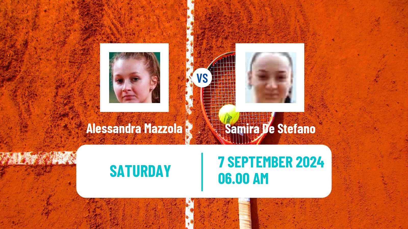 Tennis ITF W15 Fiano Romano Women Alessandra Mazzola - Samira De Stefano