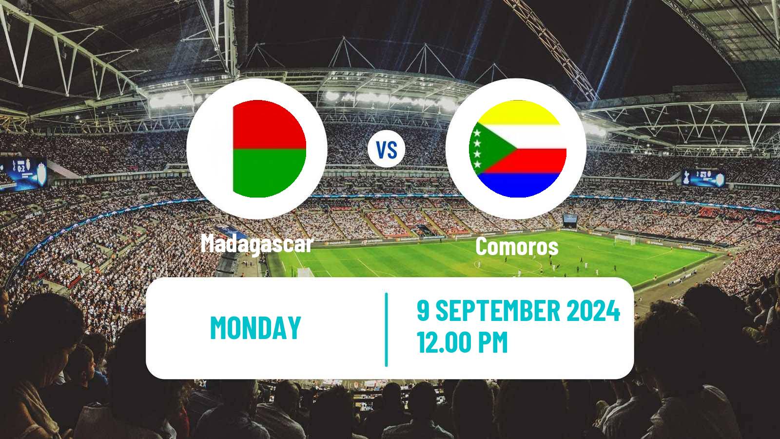 Soccer Africa Cup of Nations Madagascar - Comoros