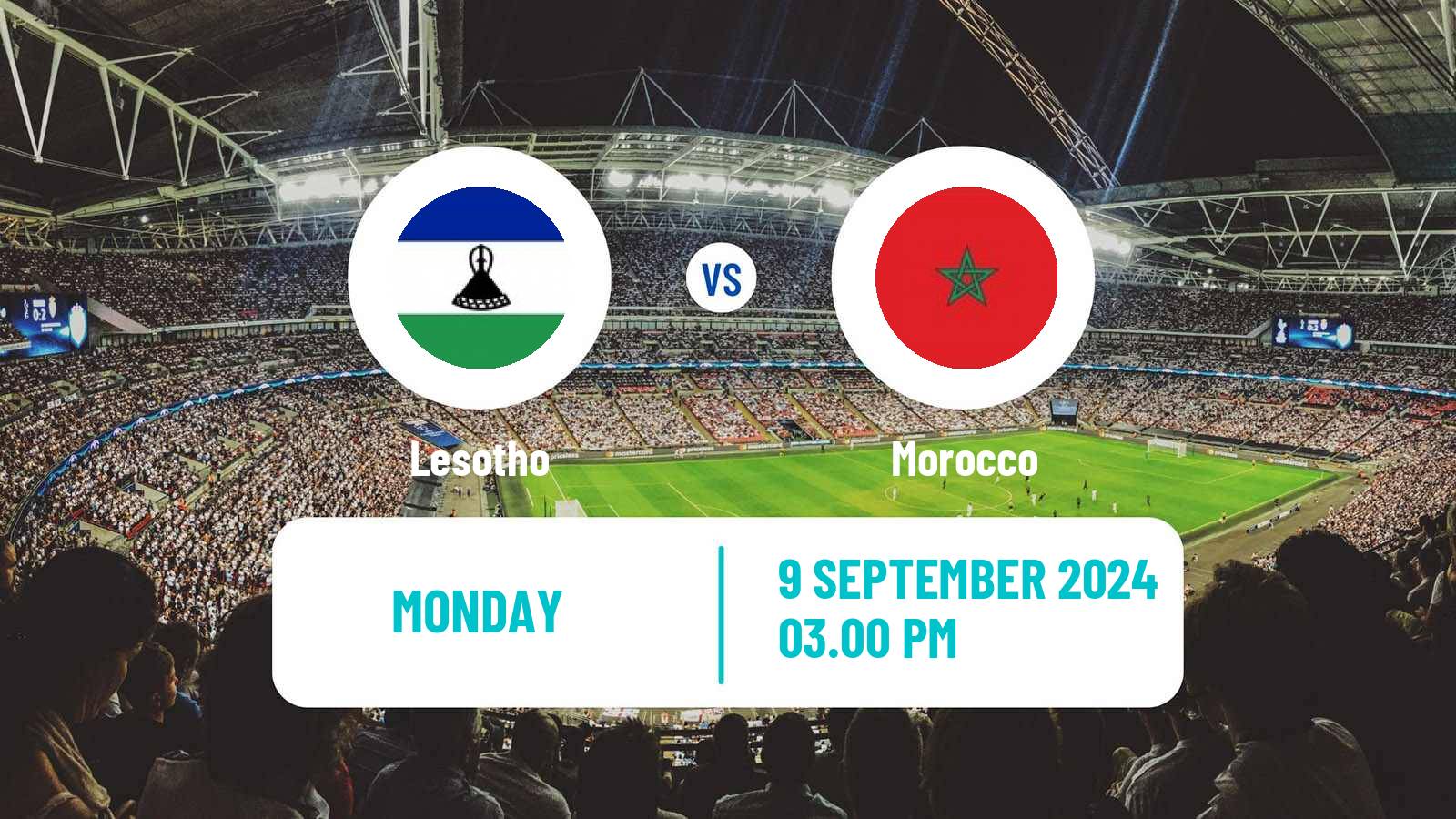 Soccer Africa Cup of Nations Lesotho - Morocco