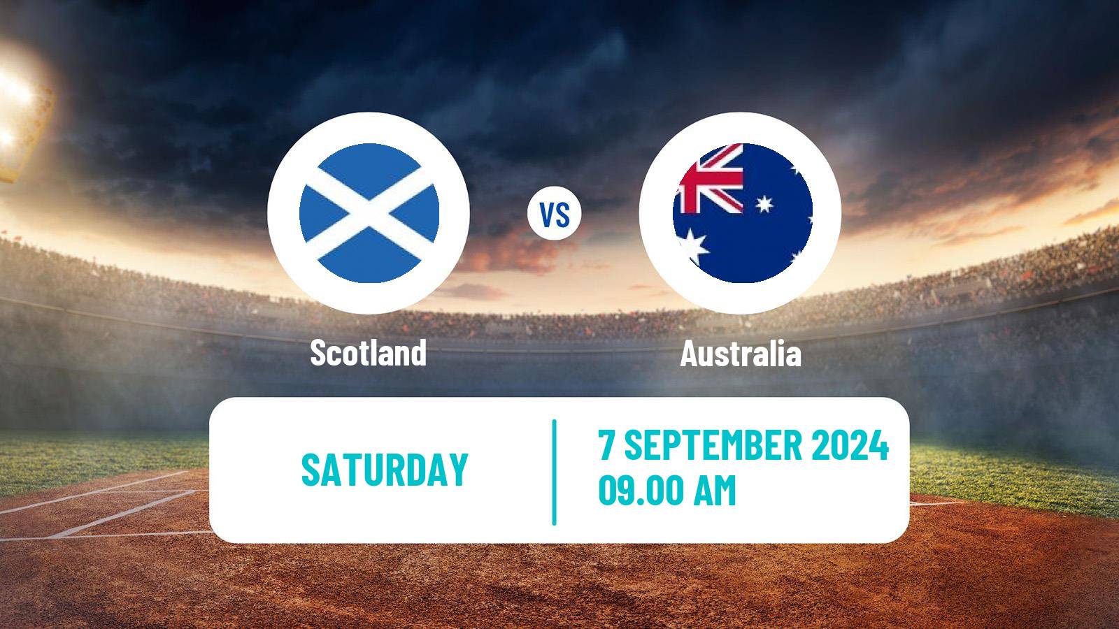 Cricket Twenty20 International Scotland - Australia