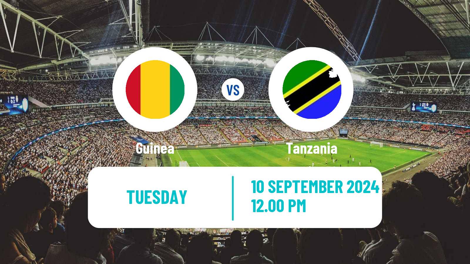 Soccer Africa Cup of Nations Guinea - Tanzania