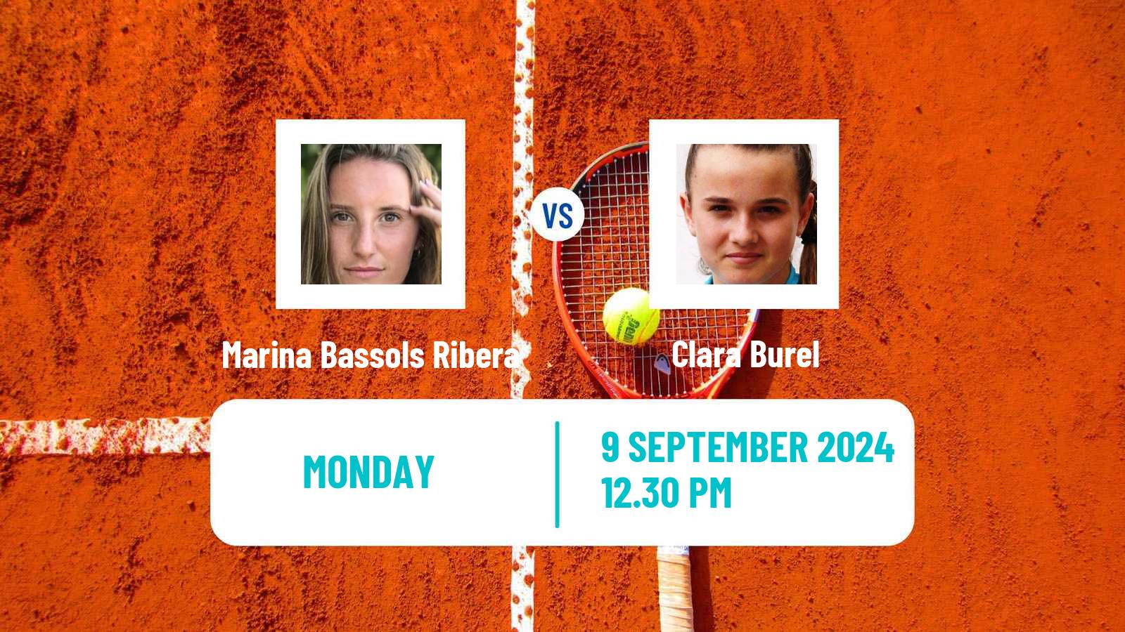 Tennis WTA Monastir Marina Bassols Ribera - Clara Burel