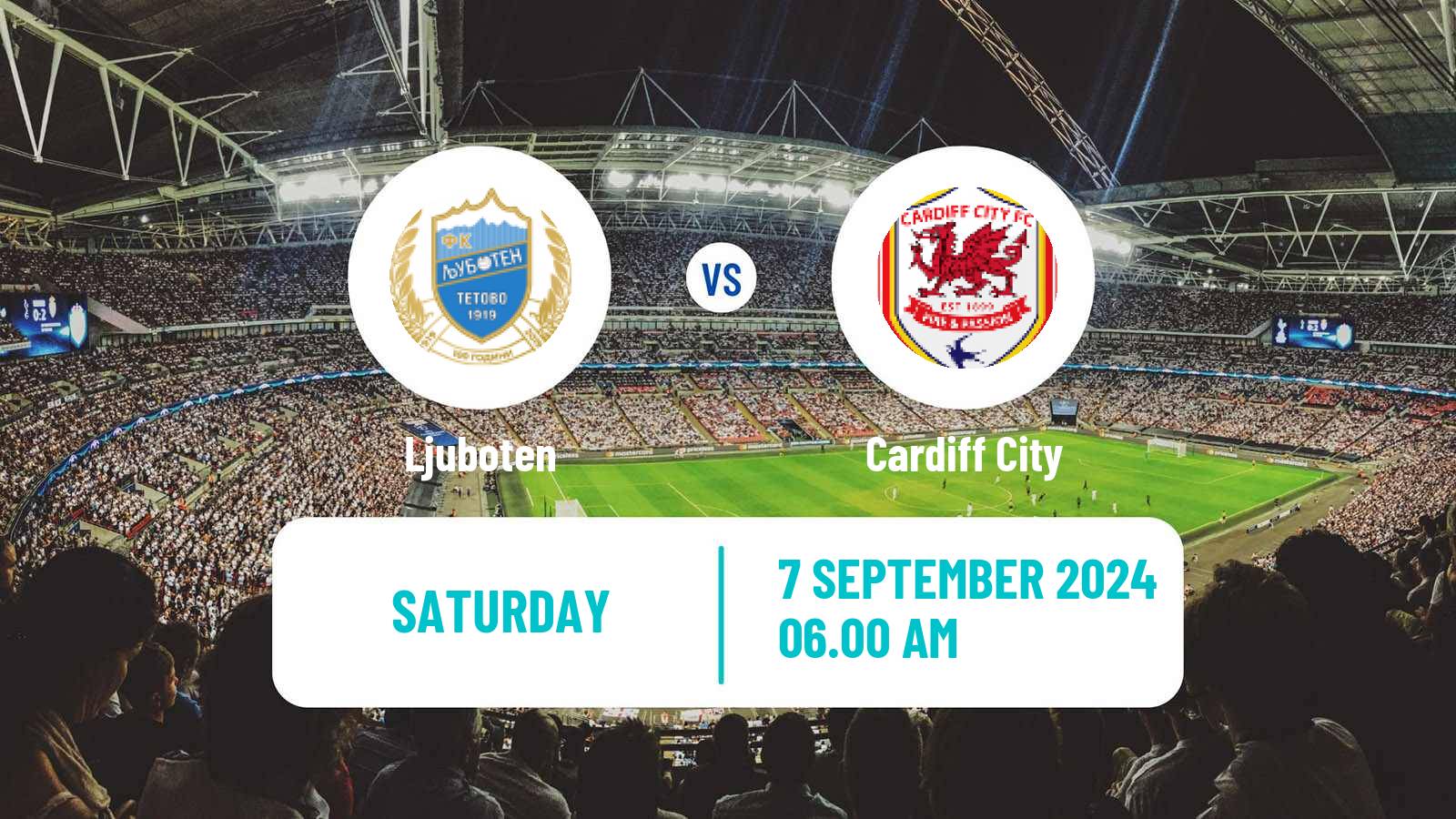 Soccer UEFA Champions League Women Ljuboten - Cardiff City