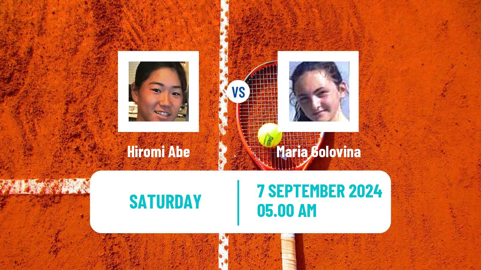 Tennis ITF W15 Monastir 34 Women Hiromi Abe - Maria Golovina