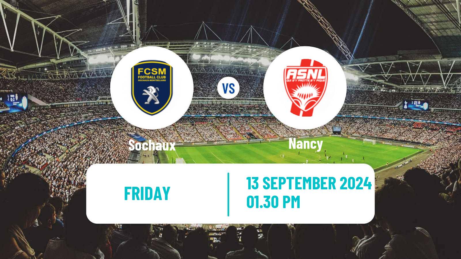 Soccer French National League Sochaux - Nancy