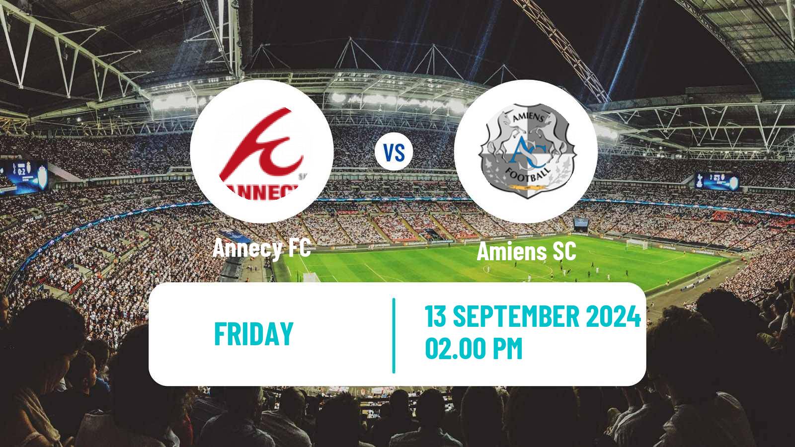 Soccer French Ligue 2 Annecy - Amiens