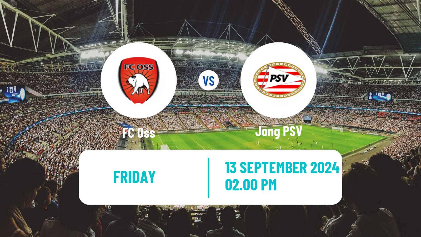 Soccer Dutch Eerste Divisie FC Oss - Jong PSV