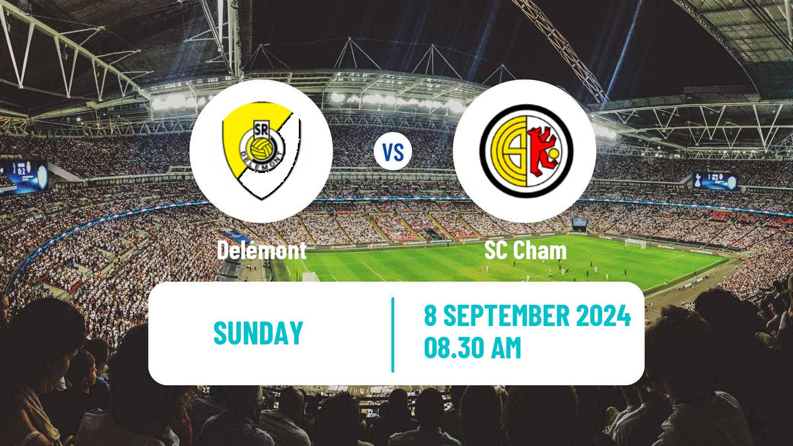 Soccer Swiss Promotion League Delémont - Cham