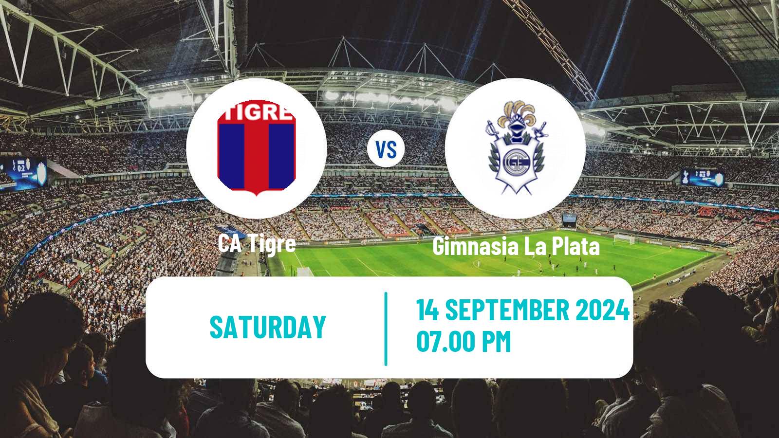 Soccer Argentinian Liga Profesional Tigre - Gimnasia La Plata