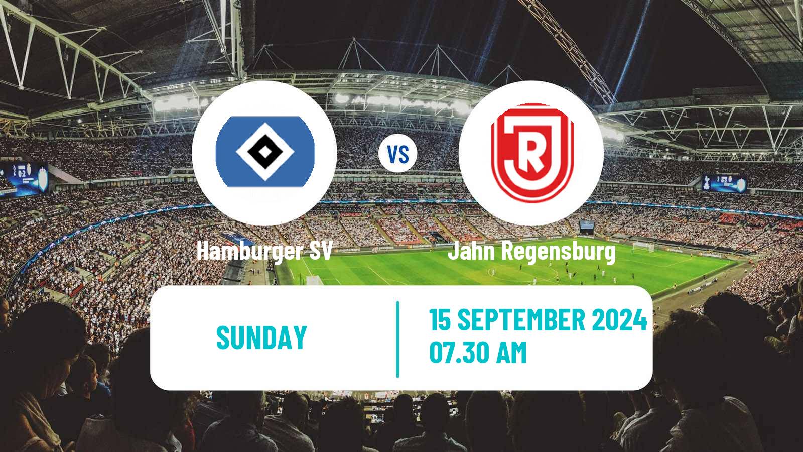 Soccer German 2 Bundesliga Hamburger SV - Jahn Regensburg