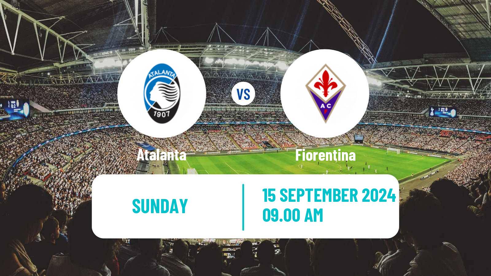 Soccer Italian Serie A Atalanta - Fiorentina