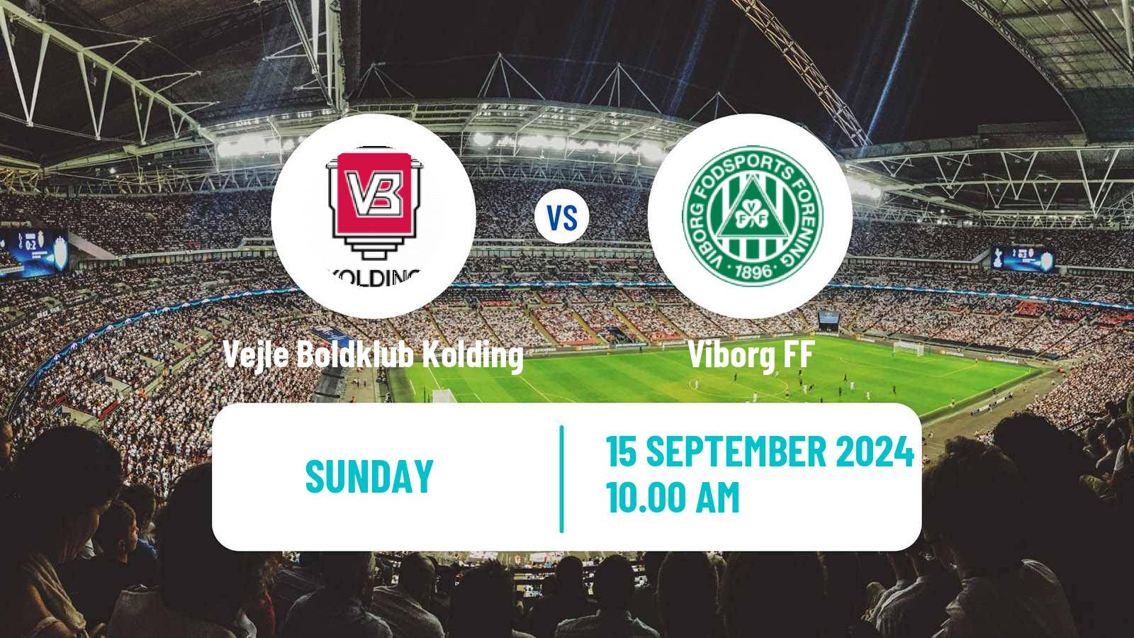 Soccer Danish Superliga Vejle Boldklub Kolding - Viborg