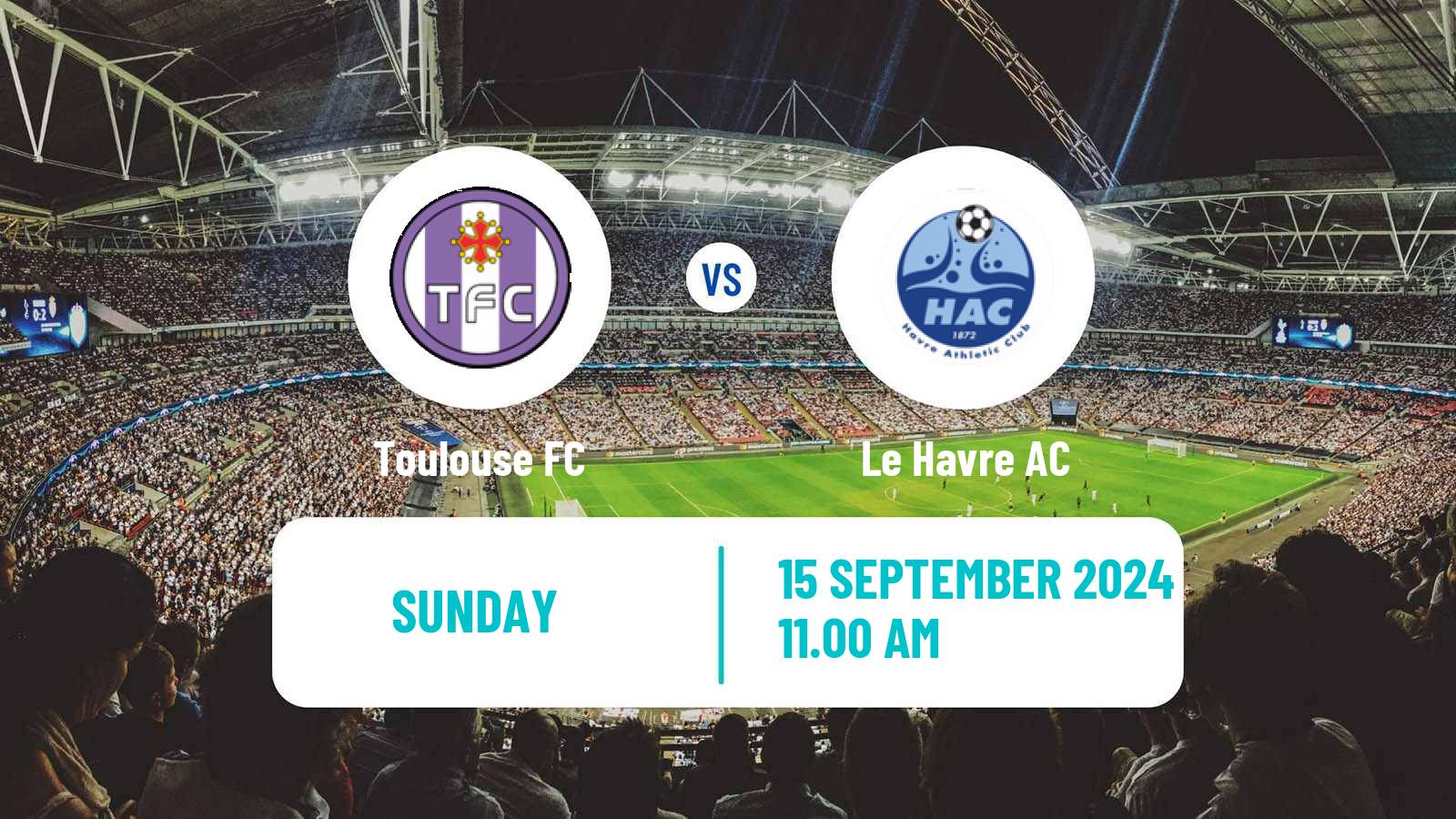 Soccer French Ligue 1 Toulouse - Le Havre