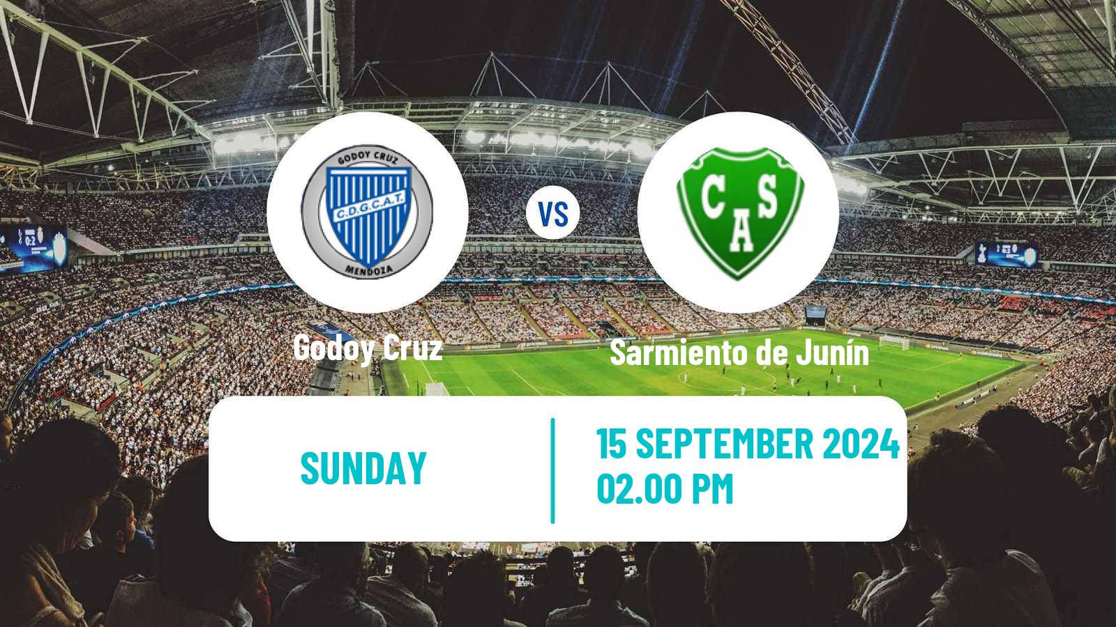 Soccer Argentinian Liga Profesional Godoy Cruz - Sarmiento de Junín